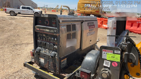 2019 Lincoln Electric Vantage 322 Ready-Pak 3, Two Wheel Trailer, Fender and Light Kit, Cable Rack