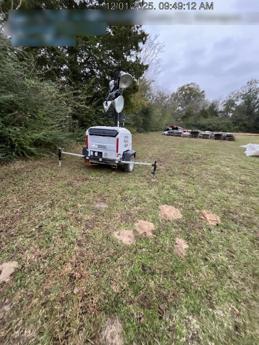 2019 Wacker Neuson LTV6L-MH Mobile Light Tower w/Fuel Level Sensor Installed