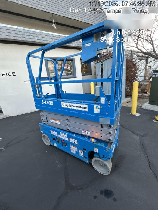 2019 Genie GS-1930 Half Height Swing Gate, 800W Inverter