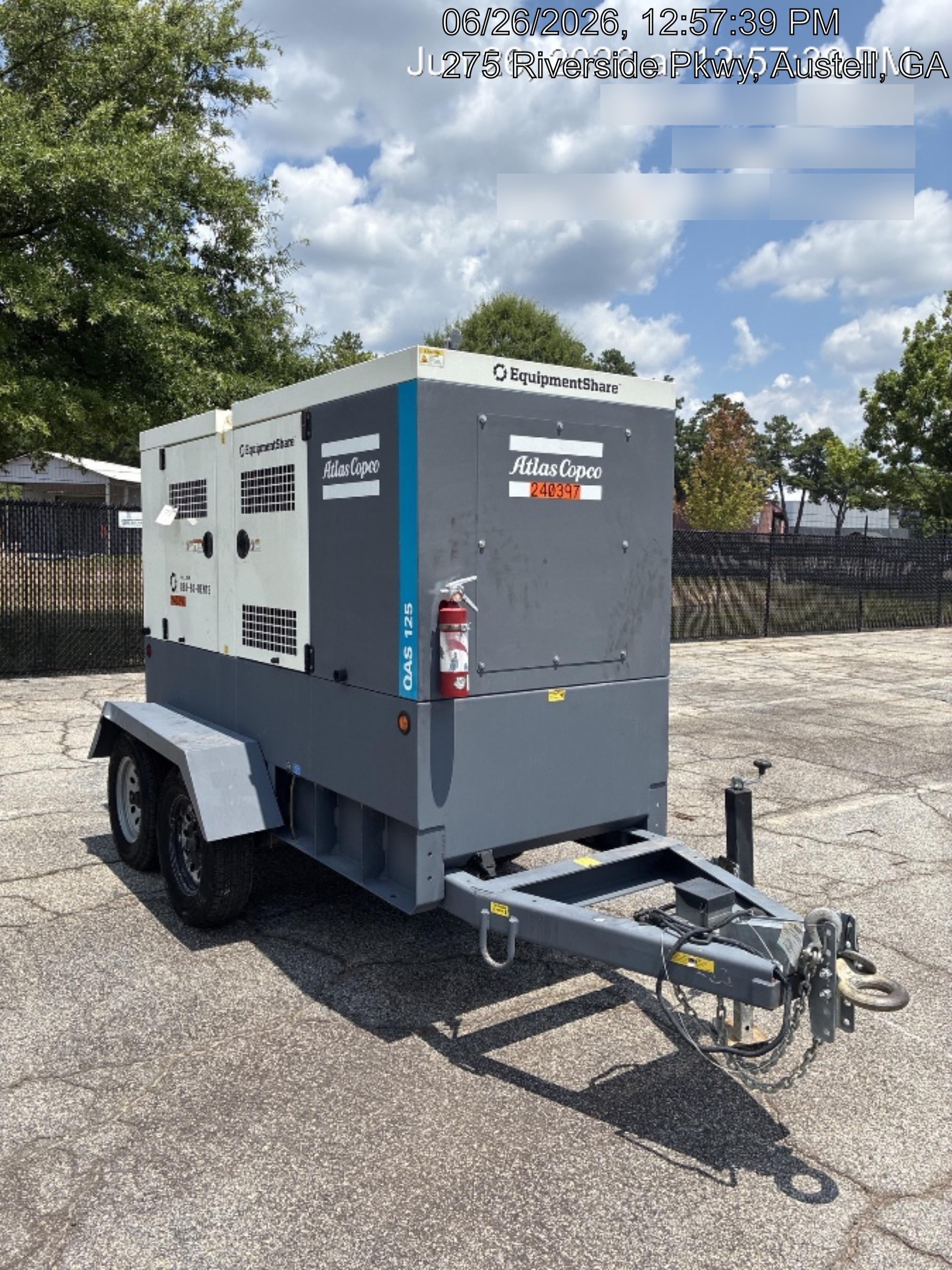 2022 ATLAS COPCO QAS 125