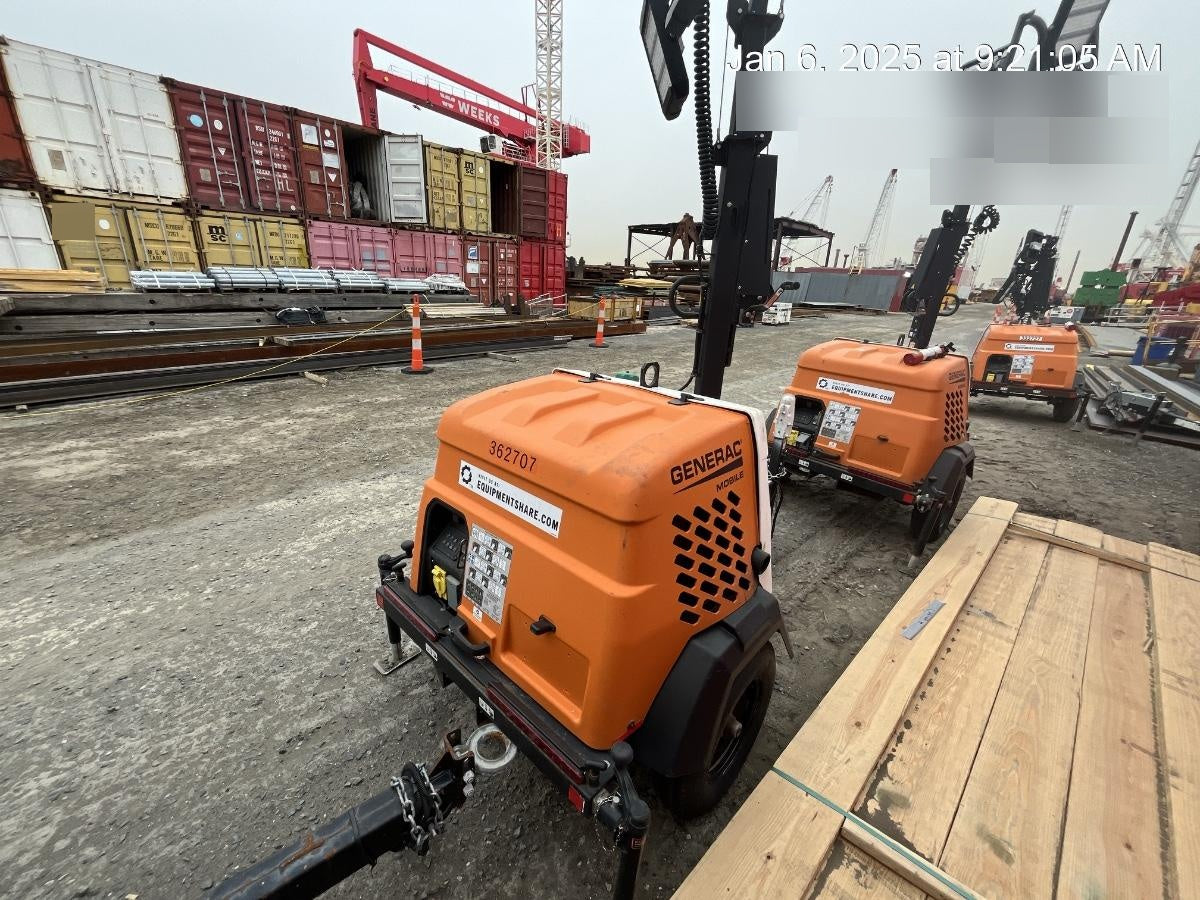 2023 Generac MLT2 Diesel, Flex Switch 120V Input, Powerzone Controller, 
(4) 320W LED Lights, 4kW Generator, 39.9 Gal Fuel Tank, 2" Ball, T3