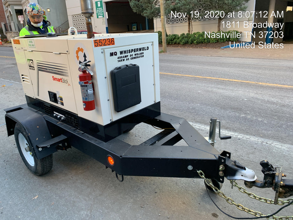 2019 Multiquip DLW400ESA4 Dual Pack, Trailer Mounted