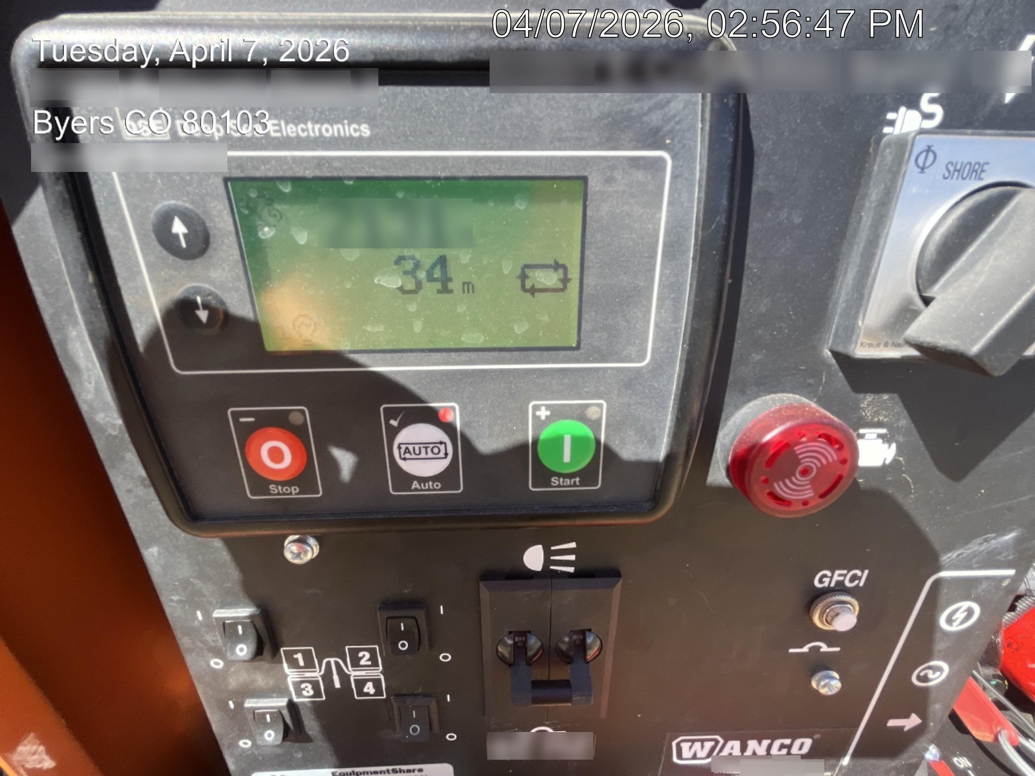 2024 Wanco WLTT-4MM4K Diesel, Deep Sea Controller, Shore Power Plug, Auto Start, (4) 350W LED Floodlights, 4kW Generator, 60 Gal Fuel Tank, 2" Ball, T3