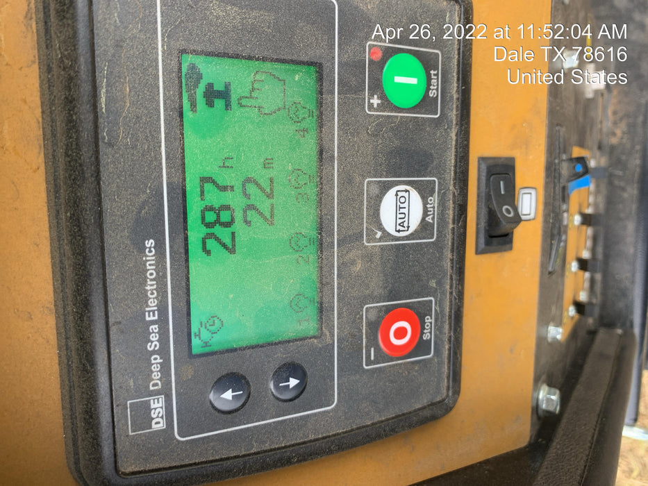 2022 Allmand NLV3GR (4) LED Light Fixture 350W, 23' Vertical Mast, 3kW Prime, Towable, Deep Sea L401, Leveling Jacks, Yanmar T4F 5.8hp