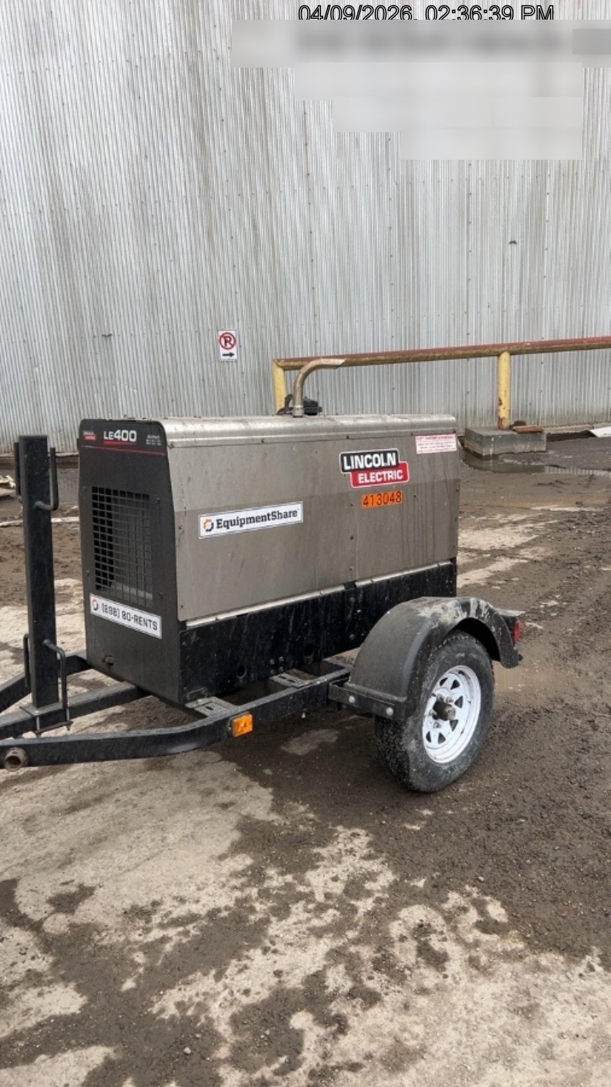 2024 Lincoln Electric LE400 Kubota V1505, Trlr, Cable Rack, Light Kit, ES Decals, T3