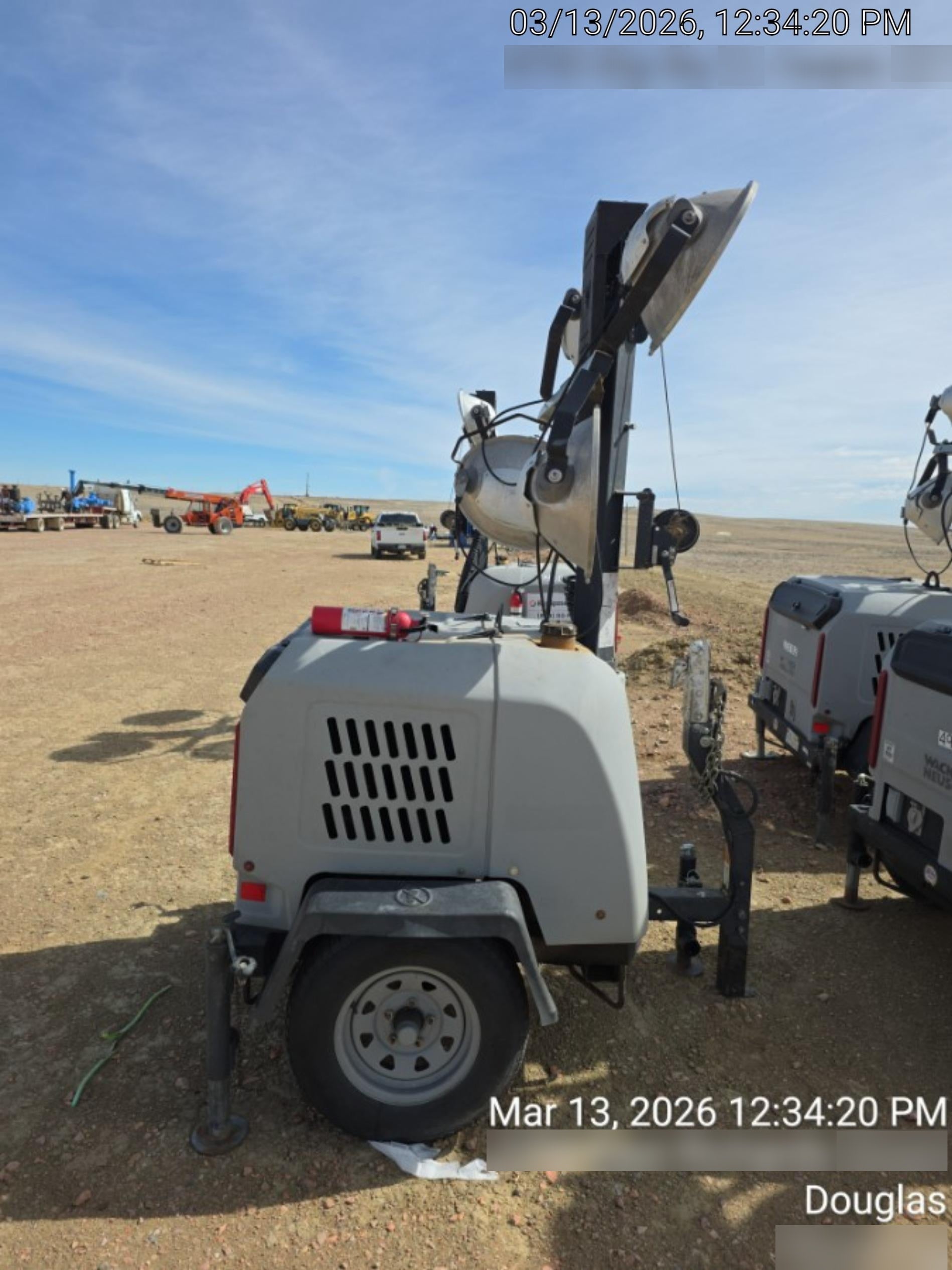 2018 Wacker Neuson LTV6L-MH Wacker Neuson LTV6L Mobile Light Tower w/Fuel Level Sensor Installed