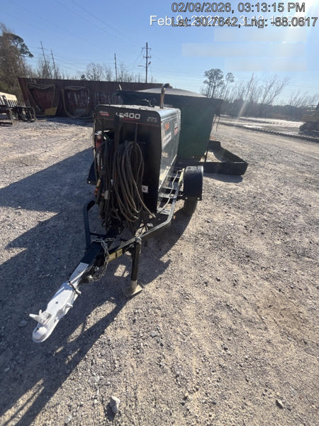 2024 Lincoln Electric LE400 Kubota V1505, Trlr, Cable Rack, Light Kit, ES Decals, T3