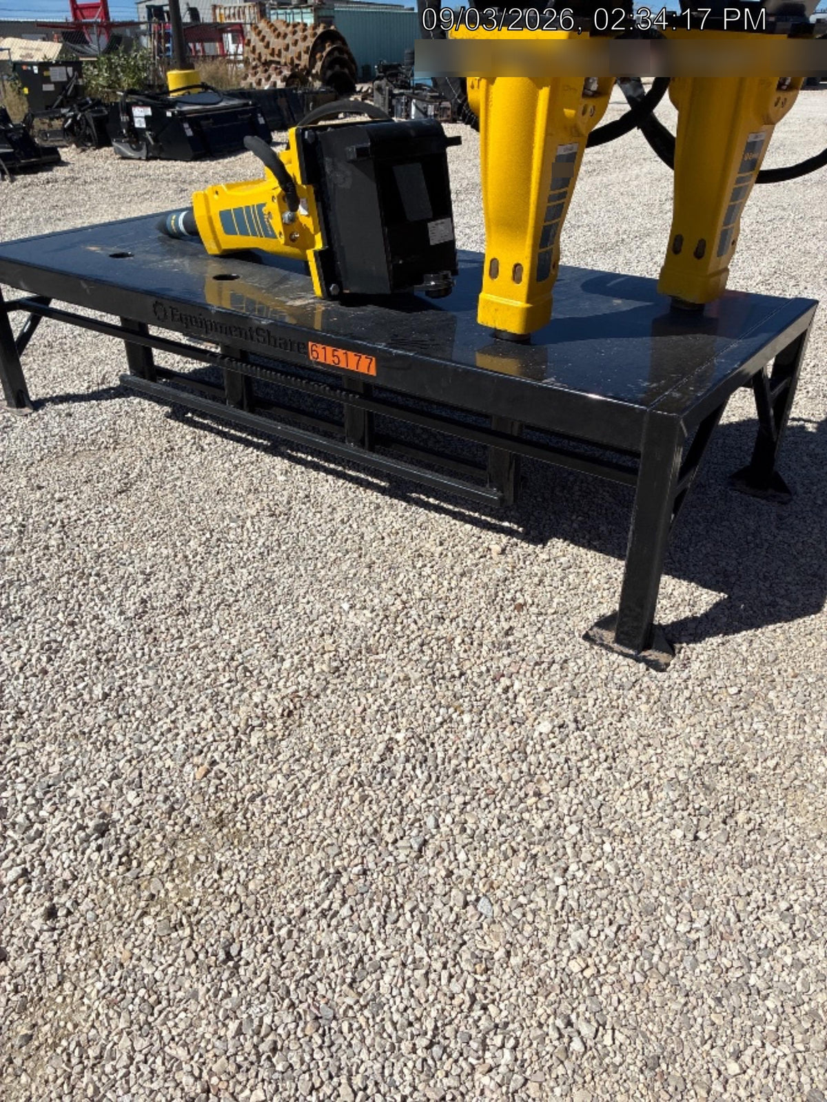 2025 FLUID POWER SUPPORT Hydraulic Breaker Rack