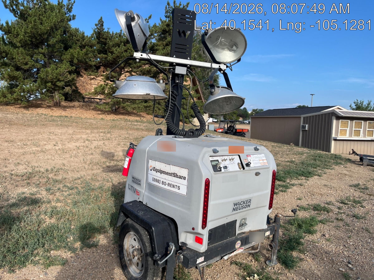 2018 Wacker Neuson LTV6L-MH Wacker Neuson LTV6L Mobile Light Tower w/Fuel Level Sensor Installed