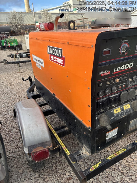 2022 Lincoln Electric LE400 Kubota V1505, Trlr, Cable Rack, Light Kit, ES Decals, T3