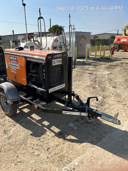 2022 Lincoln Electric LE400 Kubota V1505, Trlr, Cable Rack, Light Kit, ES Decals, T3