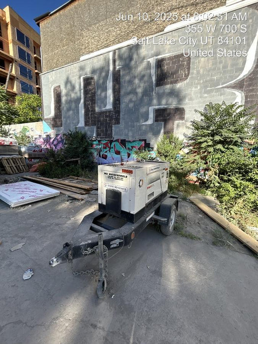 2020 Multiquip DLW400ESA4 400 amp Welder, 14kW, 120/240V, T4F Kubota, Trailer