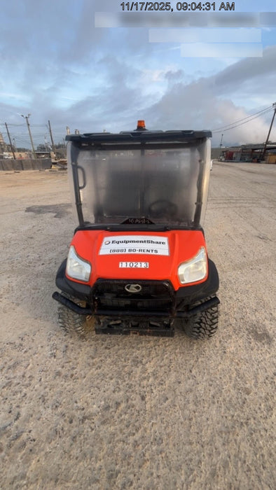 Kubota RTV-X1140W-H Canopy, 4-Seater, Diesel, Windshield Acrylic Clear, Strobe Light, Backup Alarm