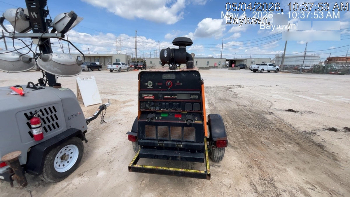 2021 Lincoln Electric Vantage 549X Ready Pak 3, ORANGE (includes trailer, cable rack, fender light kit)