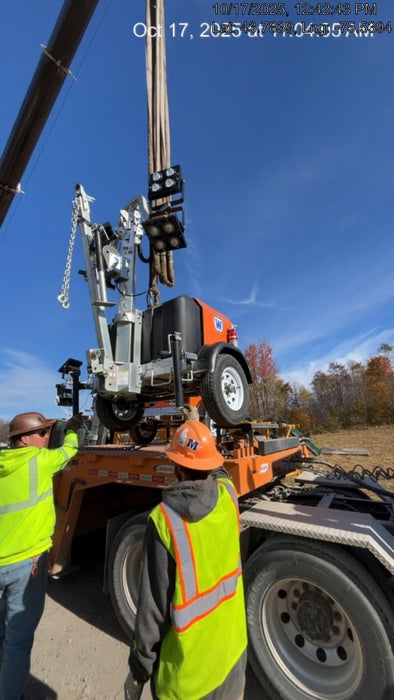 2024 Wanco WLTT-4MM4K Diesel, Deep Sea Controller, Shore Power Plug, Auto Start, (4) 350W LED Floodlights, 4kW Generator, 60 Gal Fuel Tank, 2" Ball, T3