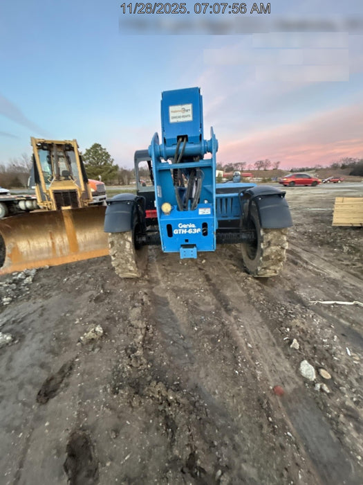 2019 Genie GTH-636 Canopy, Solid RT Tires, LED Work Lights, Beacon 60" QA Carriage, 48" Forks