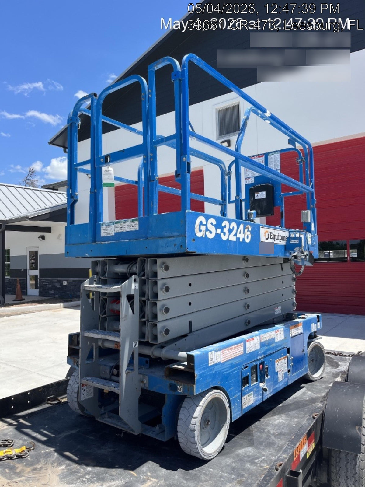 2019 Genie GS-3246 Folding rails with full height swing gate