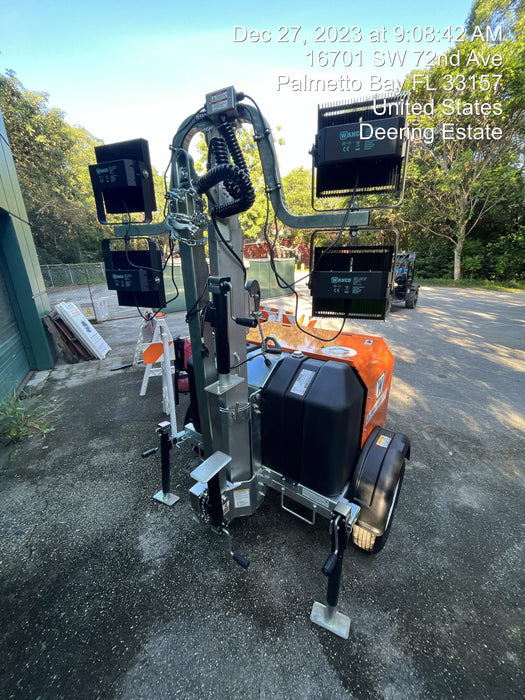 2023 Wanco WLTT-4MM4K Diesel, Deep Sea Controller, Shore Power Plug, Auto Start, (4) 350W LED Floodlights, 4kW Generator, 60 Gal Fuel Tank, 2" Ball, T3