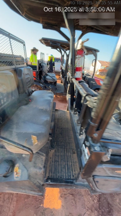 2022 Kubota RTV-X1140W-H Plastic Canopy, Windshield Acrylic Clear, LED Strobe Light, Wire Harness Kit, Back up Alarm