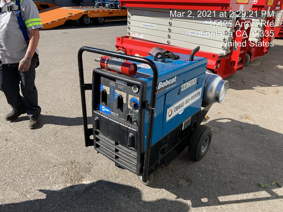 2019 Miller Electric BOBCAT 250 Standard w/Running Gear, Bracket, Hose