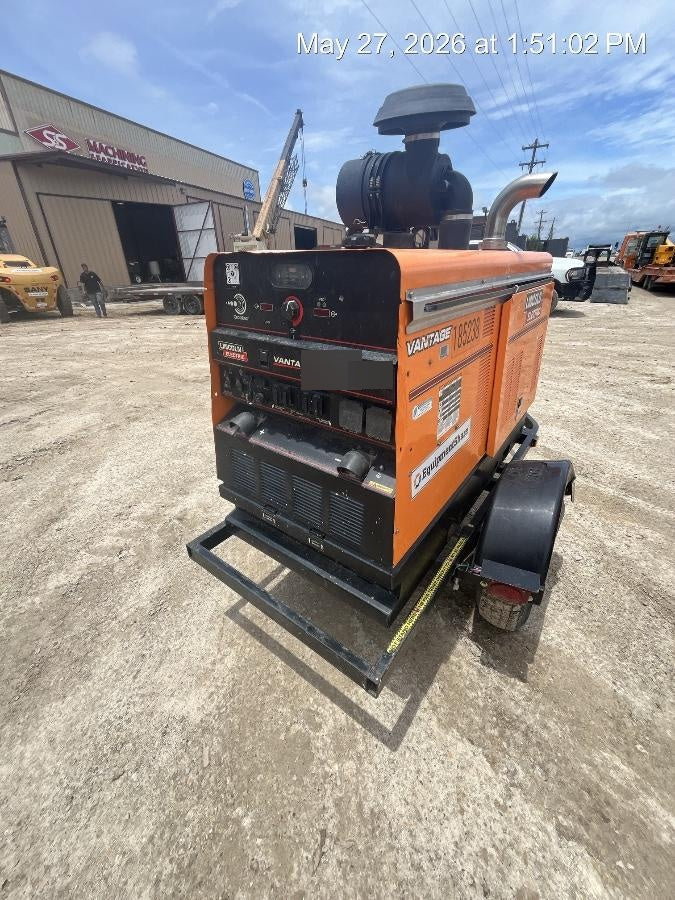 2021 Lincoln Electric Vantage 549X Ready Pak 3, ORANGE (includes trailer, cable rack, fender light kit)