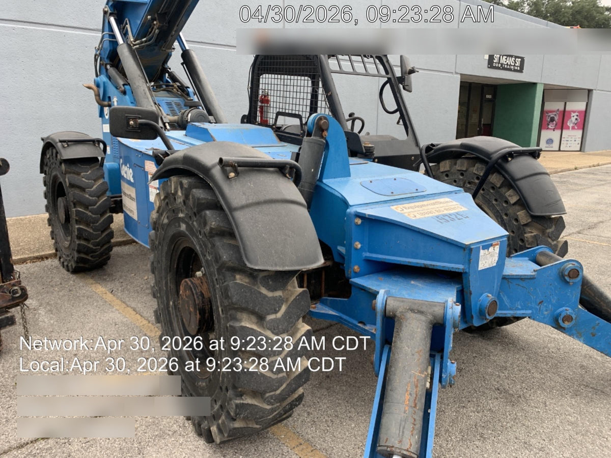 2018 Genie GTH-1056 Genie GTH-1056 w/ROPS, Work Lights, Solid Tires, RH Cab Mesh, Beacon, 60" Carriage and Forks