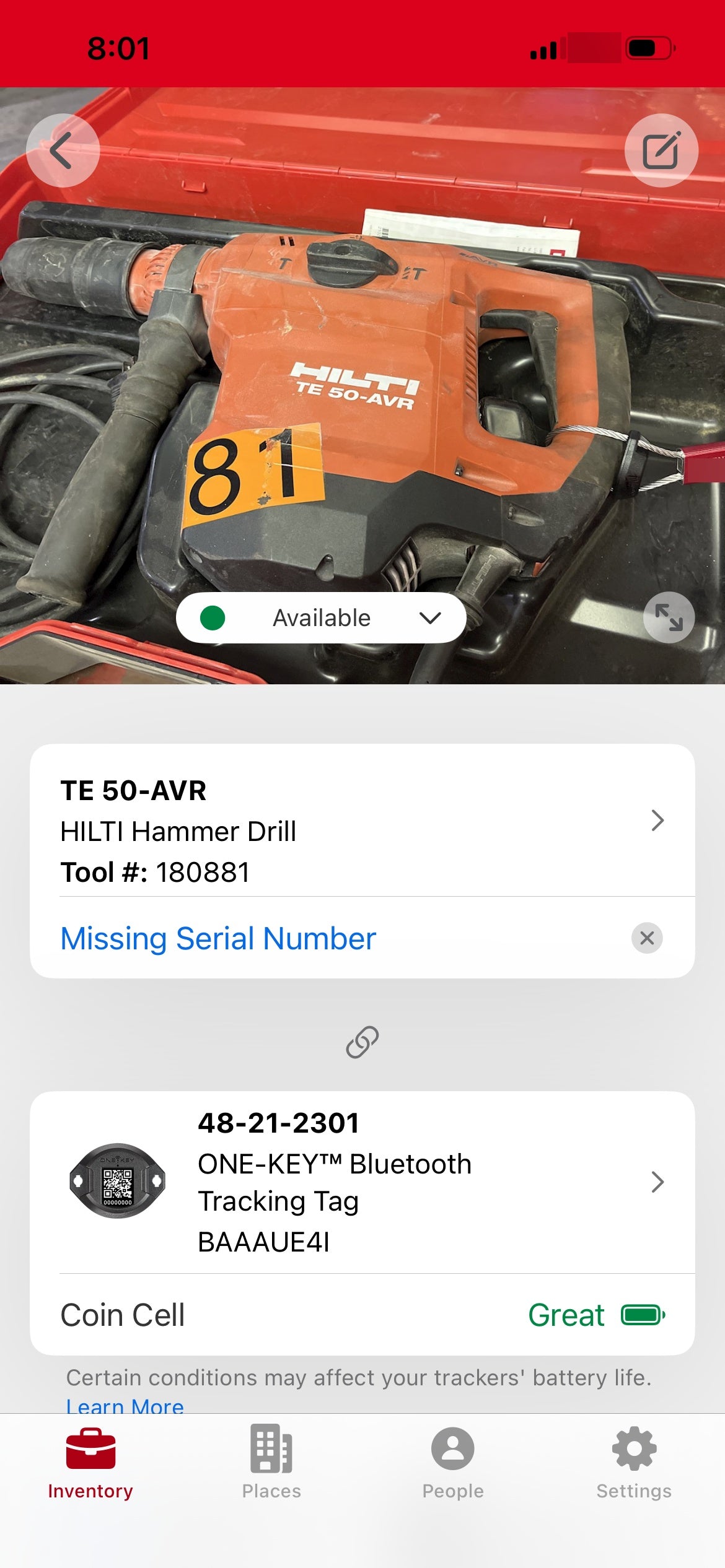 2021 HILTI TE 50-AVR