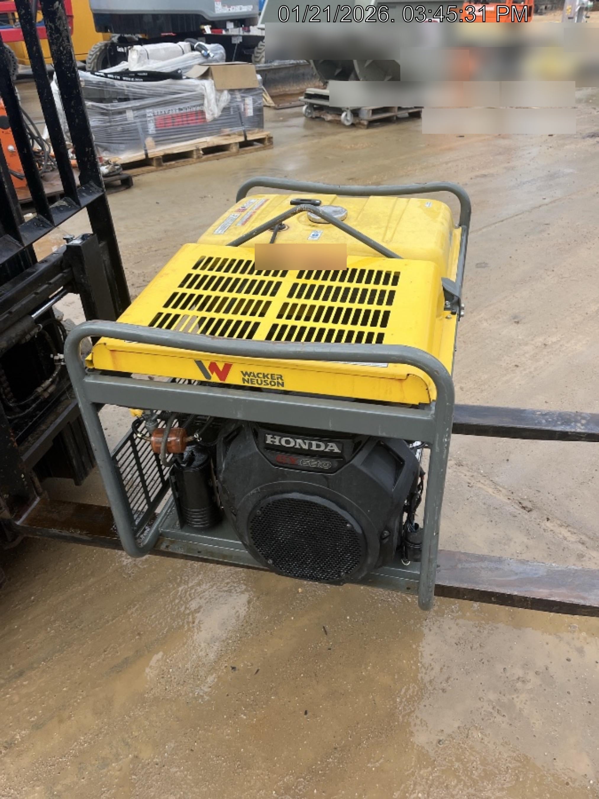 2020 Wacker Neuson GPS9700V Standard, Includes Wheel Kit P/N: 5100042221