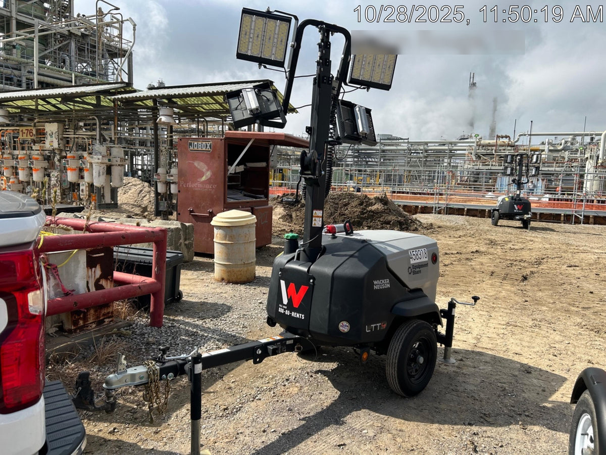2024 Wacker Neuson LTT4 Diesel, Kohler KDW702, Deep Sea Controller, Auto Start, LED 320W, Bypass Outlet, T3
