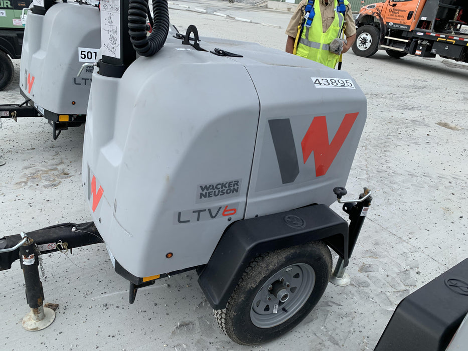 2019 Wacker Neuson LTV6L-MH Wacker Neuson LTV6L Mobile Light Tower w/Fuel Level Sensor Installed