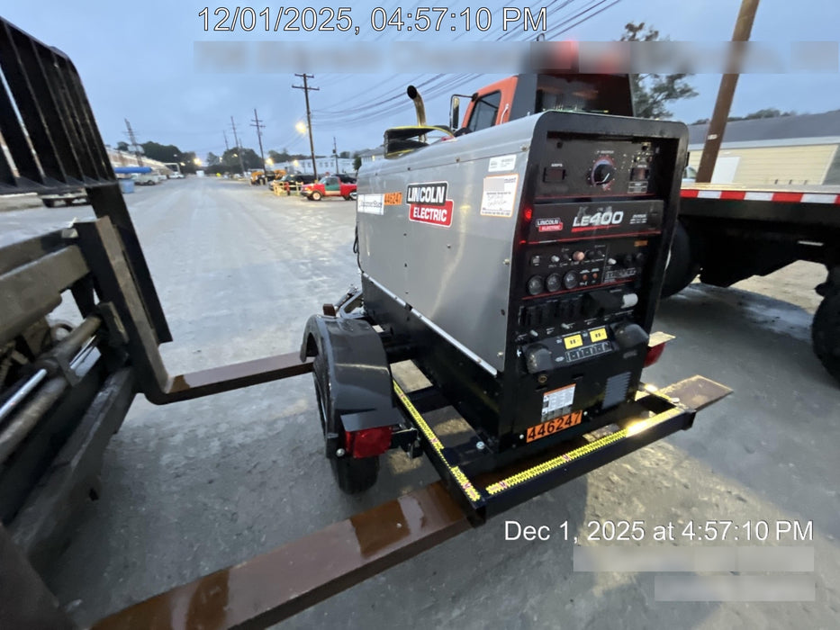 2024 Lincoln Electric LE400 Kubota V1505, Trlr, Cable Rack, Light Kit, ES Decals, T3