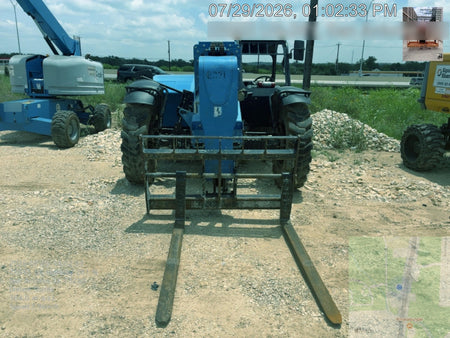 2018 Genie GTH-844 Genie GTH-844D w/Open ROPS, Solid Tires, Work Light/Beacon, 60" Carriage and Forks