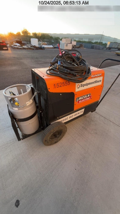 2021 Lincoln Electric Ranger 305 LPG LPG One-Pak (includes undercarriage, tank holder & tank strap) ORANGE