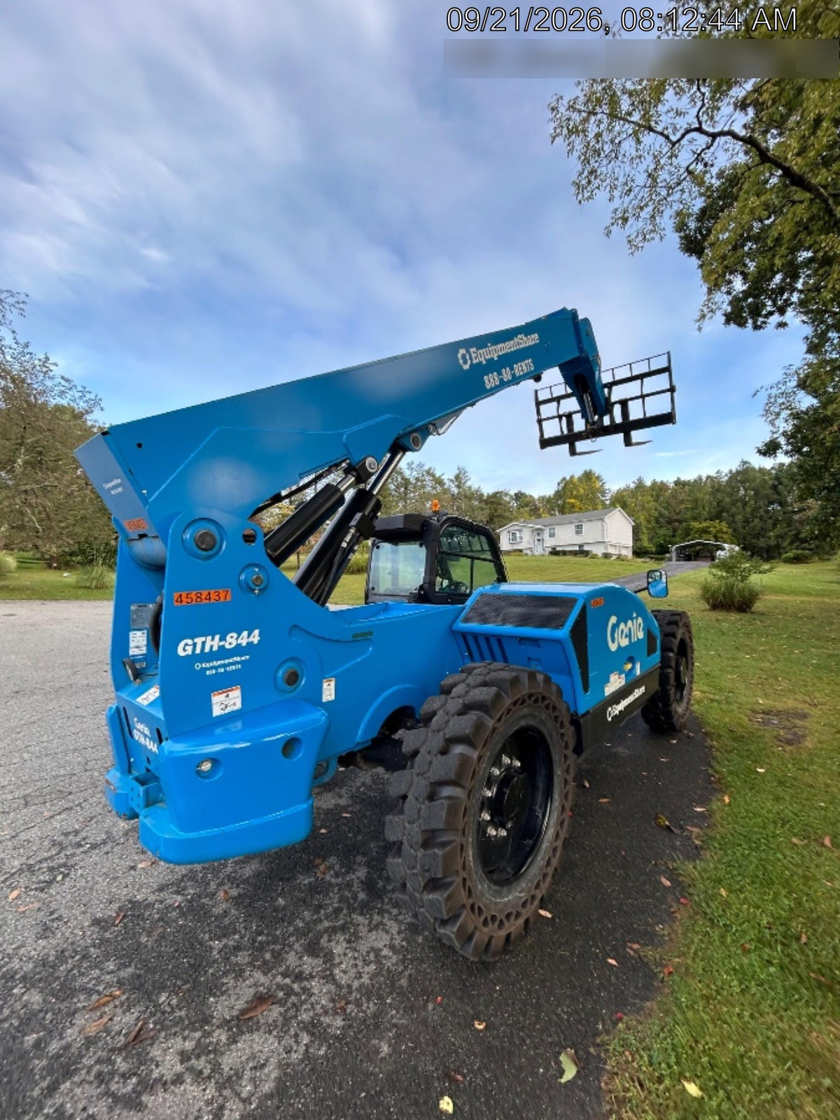 2024 Genie GTH-844 74Hp Dsl, Cab/Heat/Air, Sld Tires, LED WL, Bcn, L Hook, T3 + Access Control