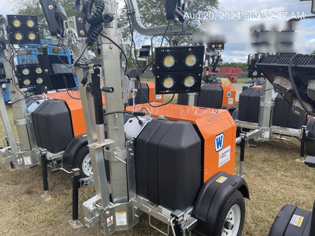 2024 Wanco WLTT-4MM4K Diesel, Deep Sea Controller, Shore Power Plug, Auto Start, (4) 350W LED Floodlights, 4kW Generator, 60 Gal Fuel Tank, 2" Ball, T3