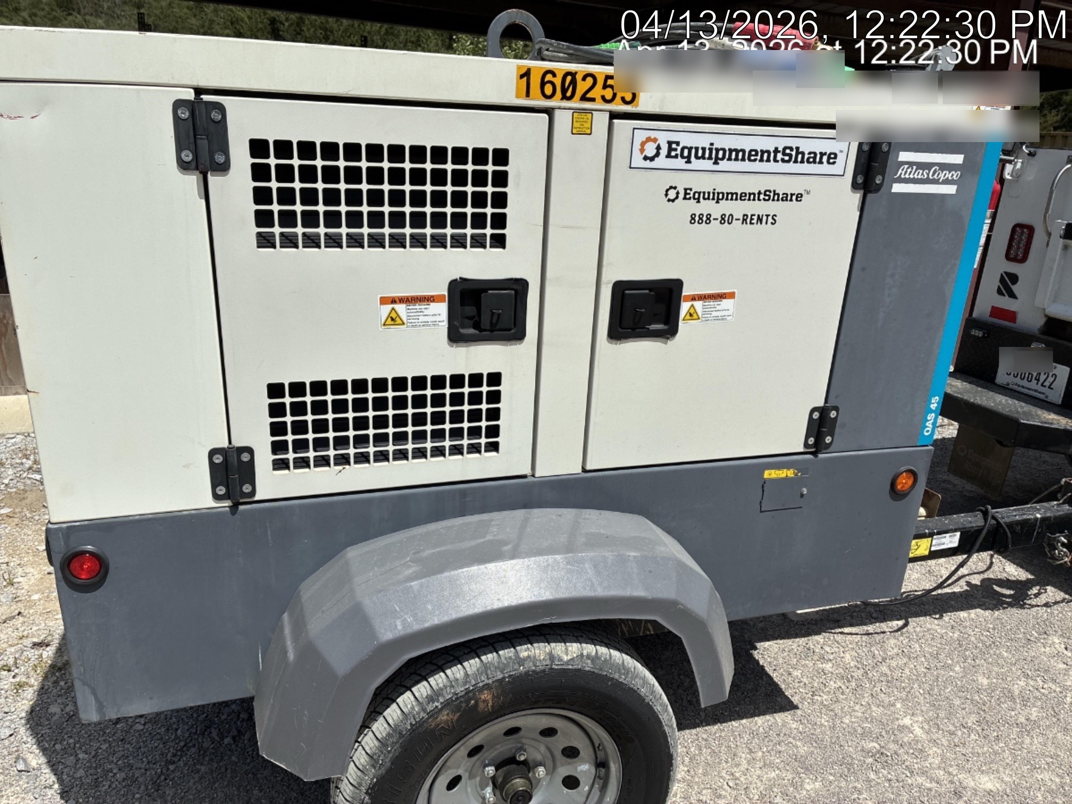 2021 ATLAS COPCO QAS45 CWK