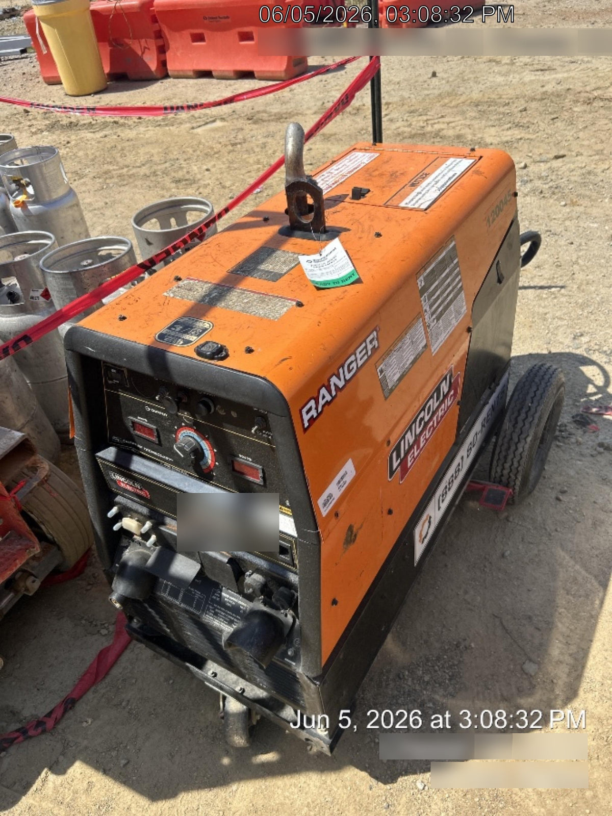 2020 Lincoln Electric Ranger 305 LPG Kohler Engine, One-Pak