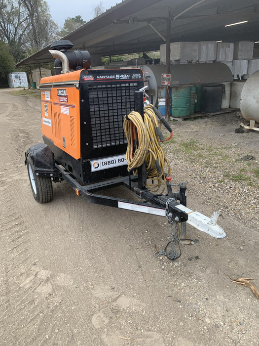 2021 Lincoln Electric Vantage 549X Ready Pak 3, ORANGE (includes trailer, cable rack, fender light kit)