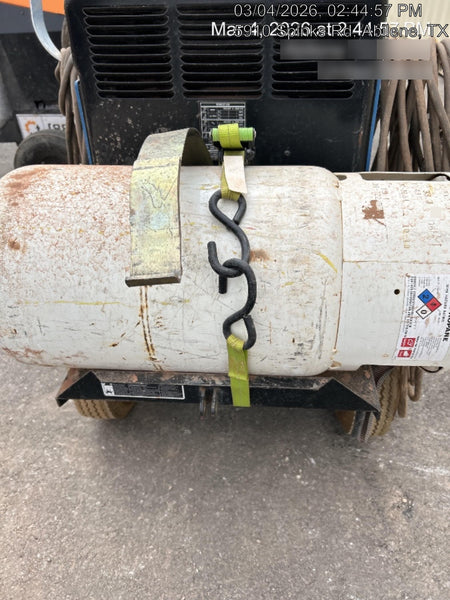 2019 Miller Electric BOBCAT 250 LP/Propane, Running Gear, Tank Bracket, Hose