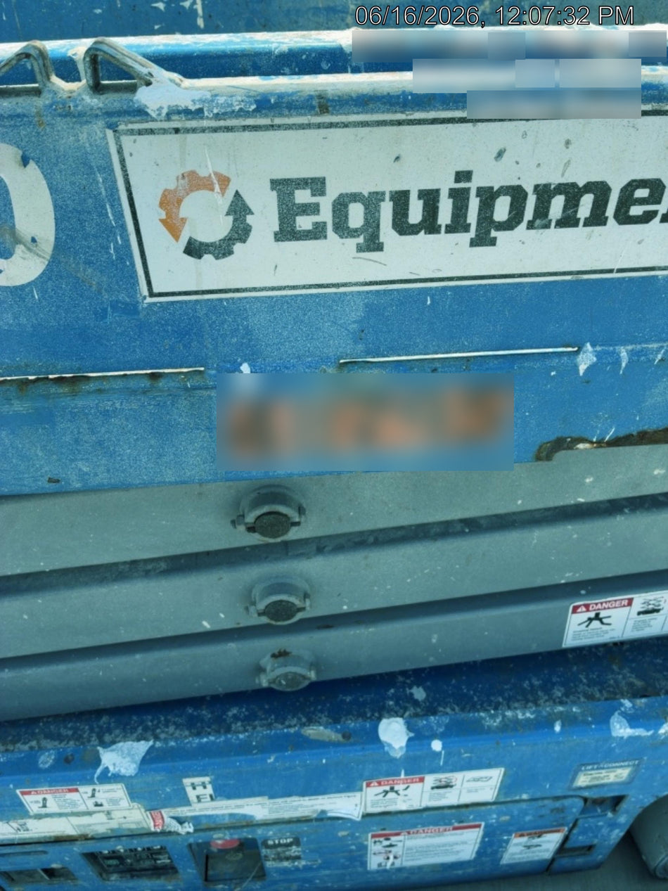 2019 Genie GS-1930 Fixed Rails with Chain Entry