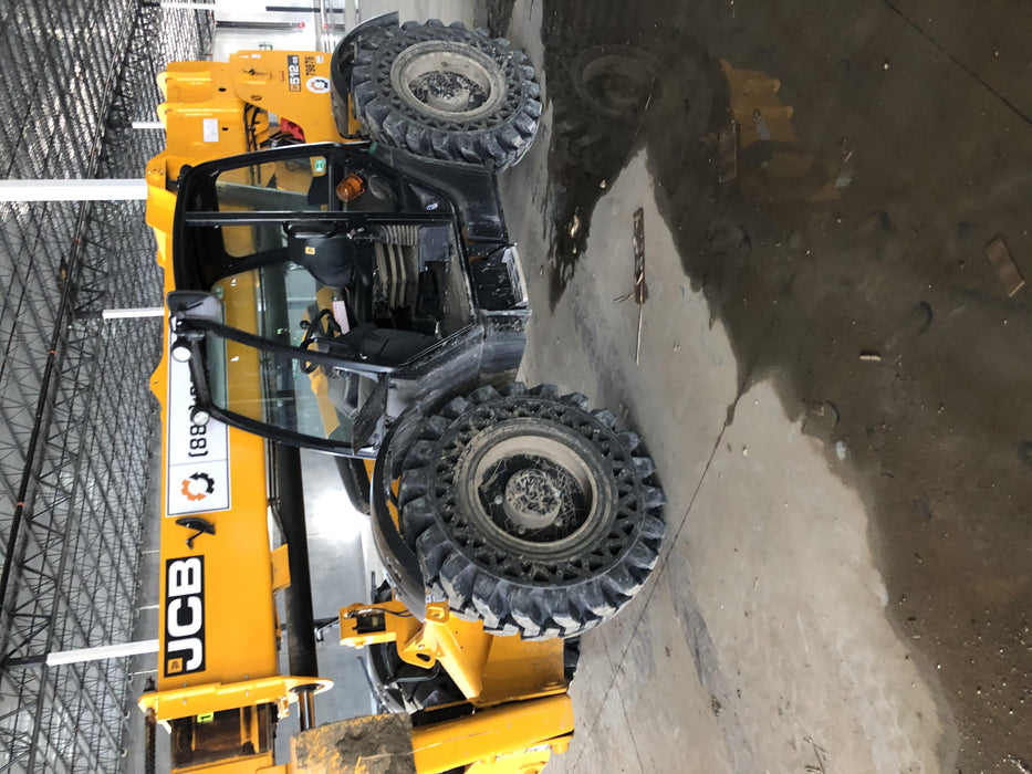 2020 JCB 512-56 Canopy, 74Hp, Solid Tires, Work Lights, Beacon, Aux Hydraulics, Back up Alarm, Lifting Eye, ES Decals