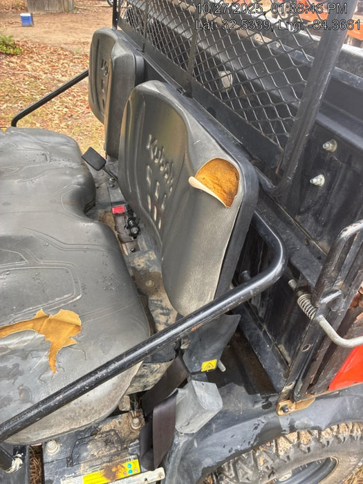 2021 Kubota RTV-X1140W-H Plastic Canopy, Windshield Acrylic Clear, LED Strobe Light, Wire Harness Kit, Back up Alarm