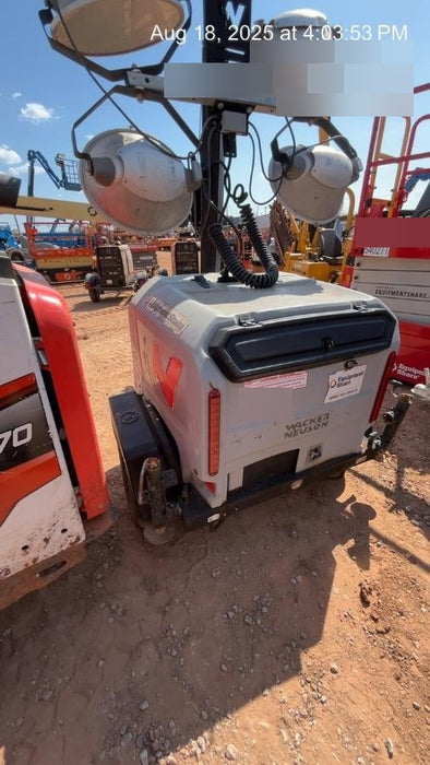 2018 Wacker Neuson LTV6L-MH Wacker Neuson LTV6L Mobile Light Tower w/Fuel Level Sensor Installed
