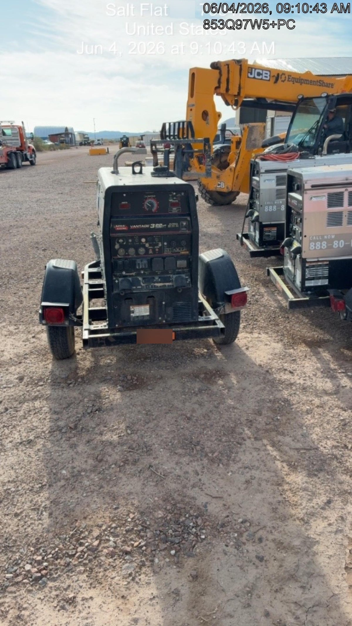 Lincoln Electric Vantage 322 Lincoln Vantage 322 Welder Ready Pak 3 - Vantage 322, Trailer