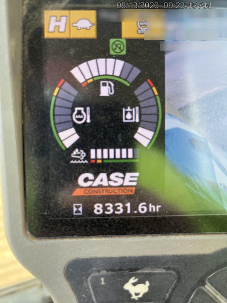 2015 Case CX350D CAB A/C, 13'-3" ARM, STEEL TRACKS, THUMB