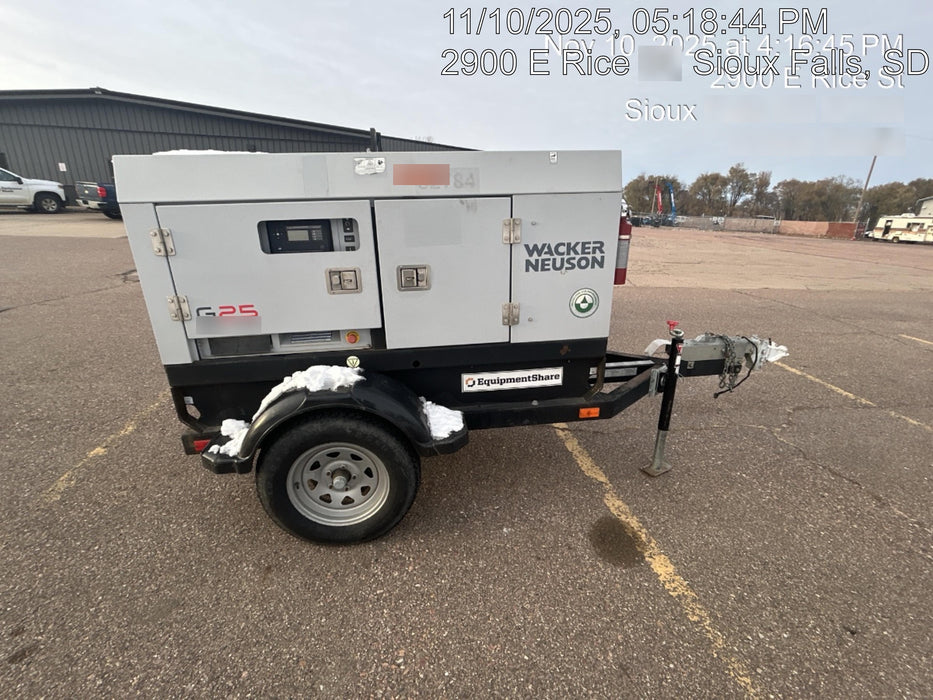 2019 WACKER NEUSON G25