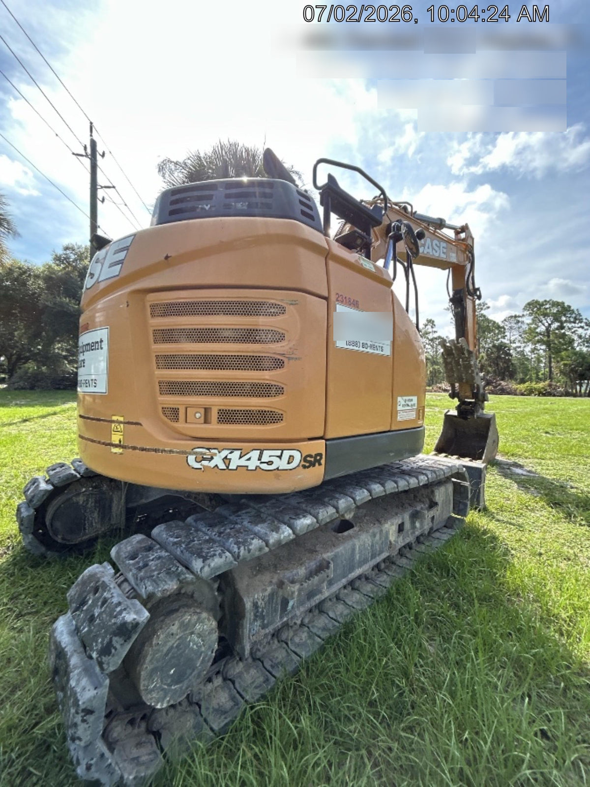 2022 CASE CX145D SR