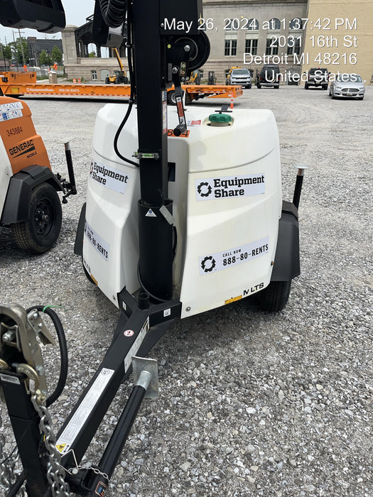 2023 Generac MLT2 Diesel, Flex Switch 120V Input, Powerzone Controller, (4) 320W LED Lights, 4kW Generator, 39.9 Gal Fuel Tank, 2" Ball, T3