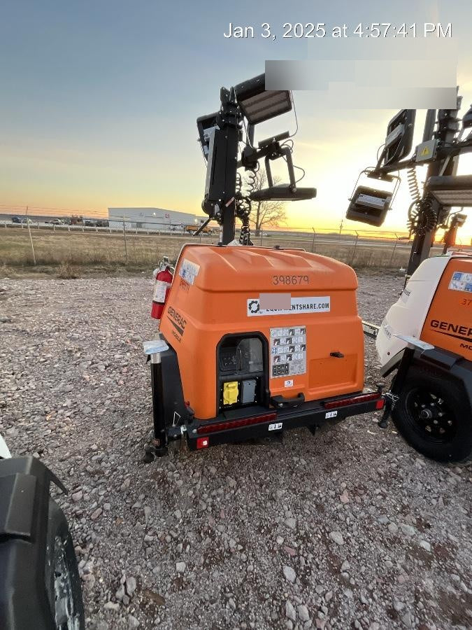 2024 Generac MLT2 Diesel, Flex Switch 120V Input, Powerzone Controller, 
(4) 320W LED Lights, 4kW Generator, 39.9 Gal Fuel Tank, 2" Ball, T3