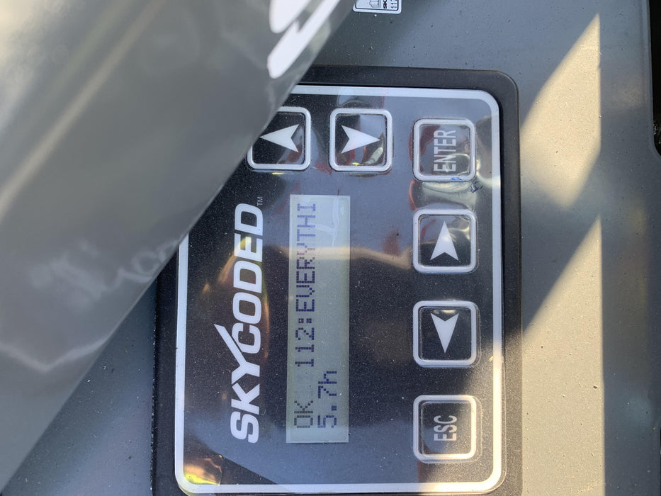 2020 Skyjack SJIII-3219 High Rail, Solid NM Tires, Half height spring hinged entry gate, Dual Beacons, 800W Inverter